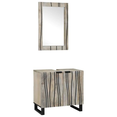 Bathroom cabinet set 2 pcs...