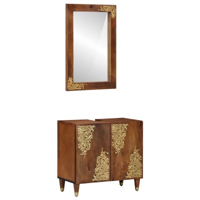 Bathroom cabinet set 2 pcs...