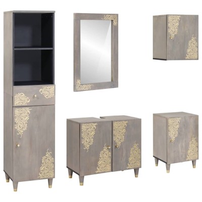 Bathroom cabinet set 5 pcs...