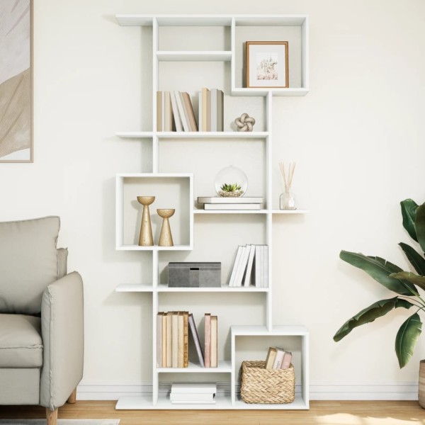 Bookcase, white, 92x29x188cm, MDF