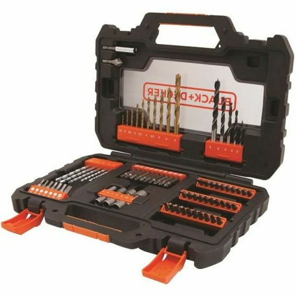 Drill bits and tits set Black & Decker A7231 76 Tükid, osad