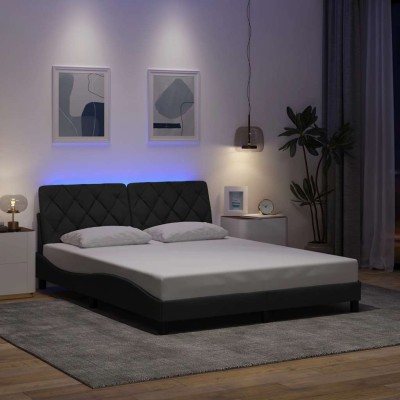 Bed frame with LED without...