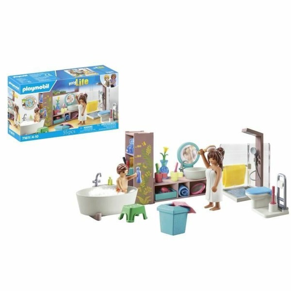 Playset Playmobil 71611 - Bathroom bathtub 55 Daudzums