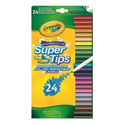 huopakärkiset kynät Crayola...