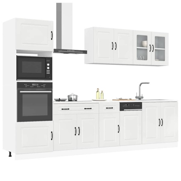 Set of kitchen cabinets, 7 pieces, Kalmar, white