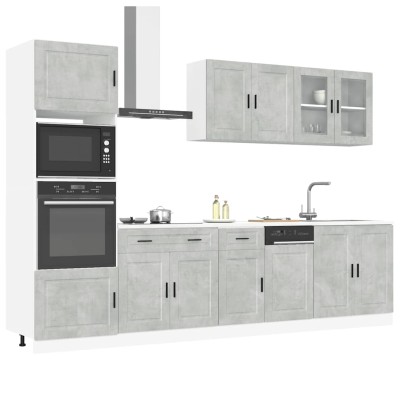 Set of kitchen cabinets, 7...