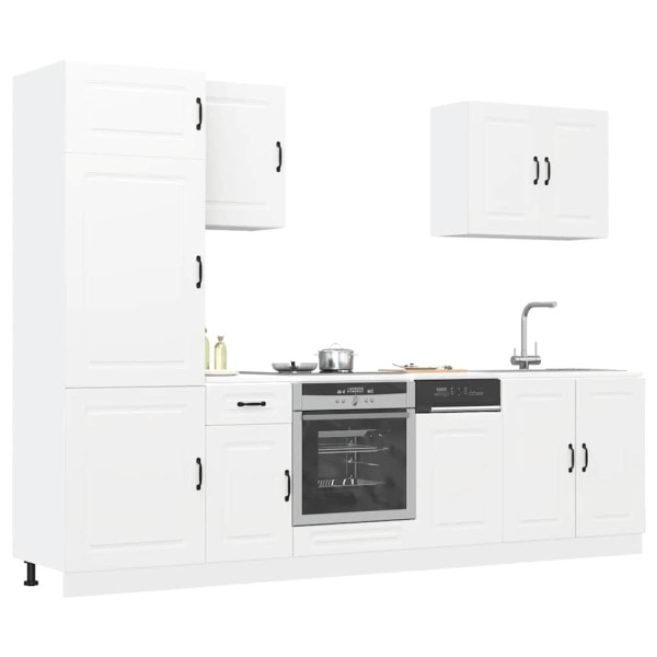 Set of kitchen cabinets, 7 pieces, Kalmar, white