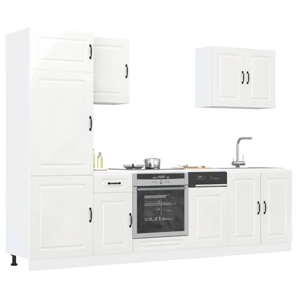 Set of kitchen cabinets, 7 pieces, Kalmar, white
