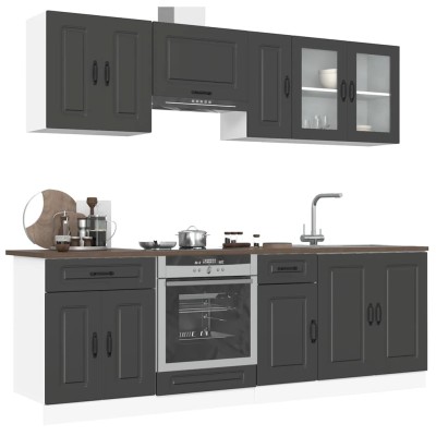 Set of kitchen cabinets, 8...