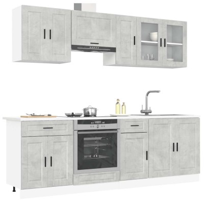 Set of kitchen cabinets, 8...
