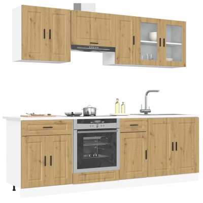 Set of kitchen cabinets, 8...