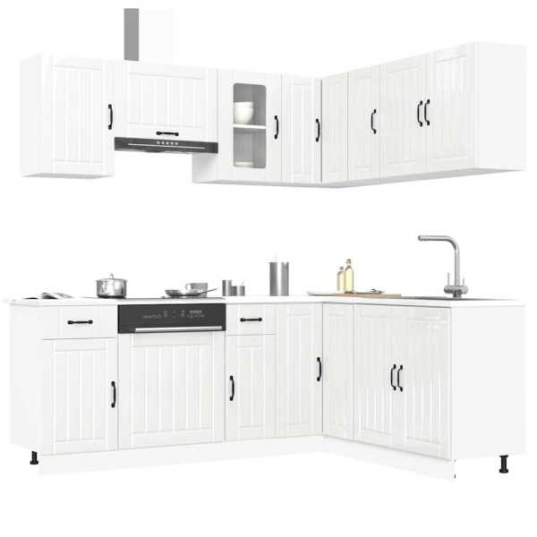 Kitchen cabinet set, 11 pieces, Kalmar, white