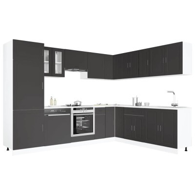 Set of kitchen cabinets, 14...