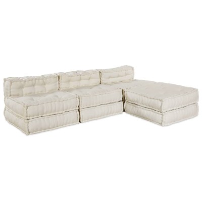 Modular sofa 4 pcs Cream...