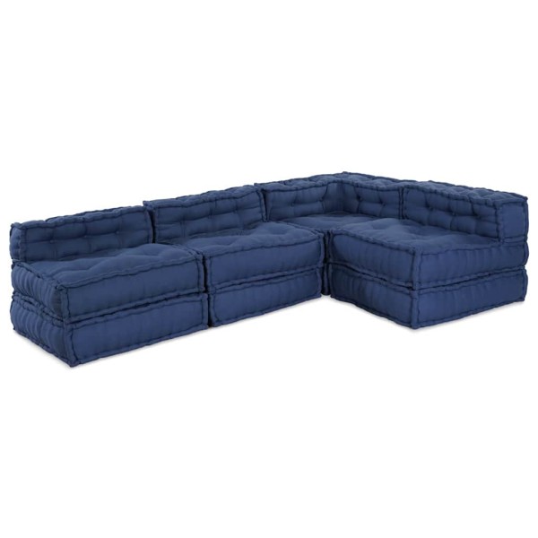 Modulinė sofa 4 pcs Indigo Audinys