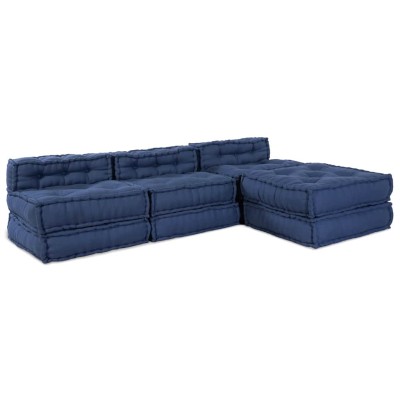 Modular sofa 4 pcs Indigo...