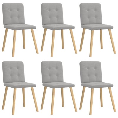 Dining room chairs, 6 pcs.,...