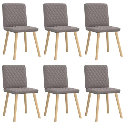 Dining room chairs, 6 pcs.,...