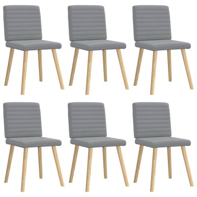 Dining room chairs, 6 pcs.,...