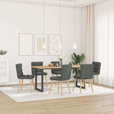 Dining room chairs, 6 pcs.,...