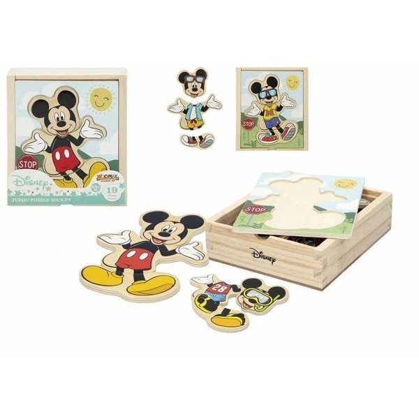 Puidust Laste Pusle Disney Puit (19 pcs)