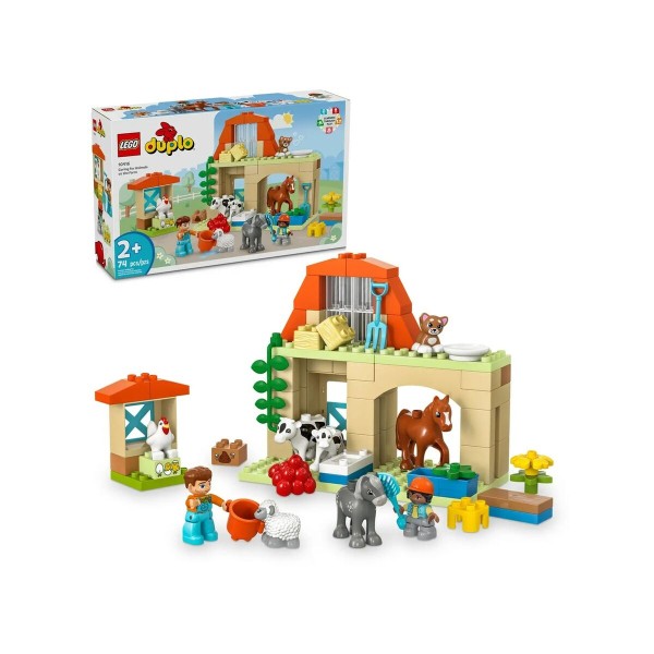 Playset Lego 10416 Caring for Animals at ther farm 74 Daudzums