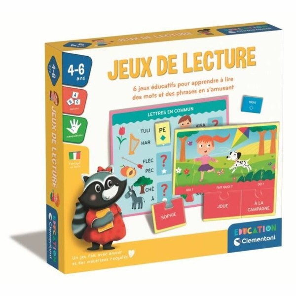 Opettavainen peli Clementoni Jeux de lecture (FR)