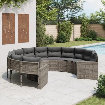 Garden sofa with cushions,...