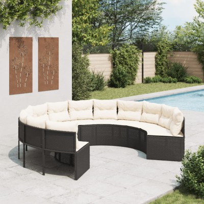 Garden sofa with cushions,...