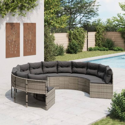 Garden sofa with cushions,...