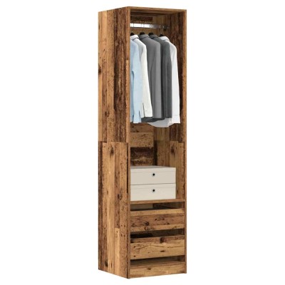 Wardrobe, aged wood,...