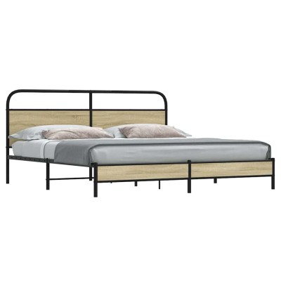 Bed frame without mattress,...