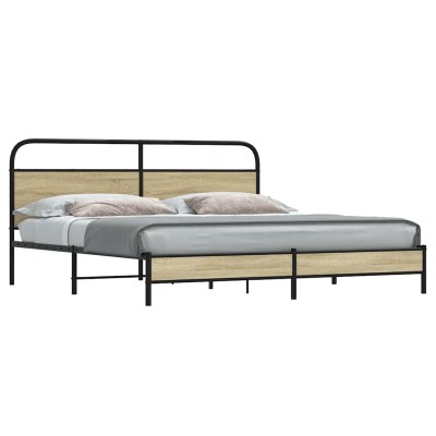 Bed frame without mattress,...