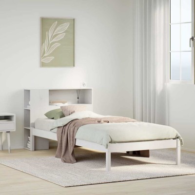 Bed with bookcase without...