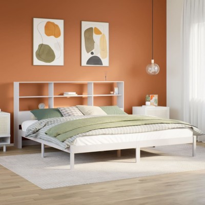 Bed with bookcase without...
