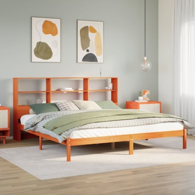 Bed with bookcase without...