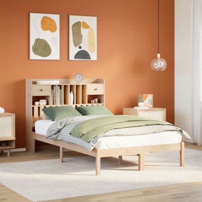 Bed with bookcase without...