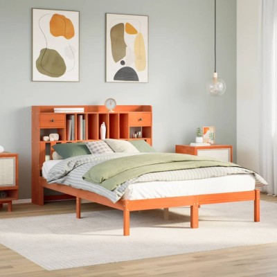 Bed with bookcase without...