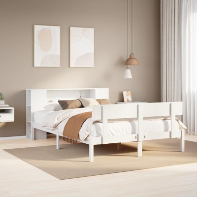 Bed with bookcase without...