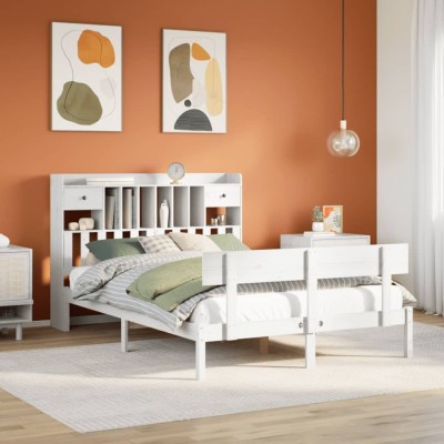 Bed with bookcase without...