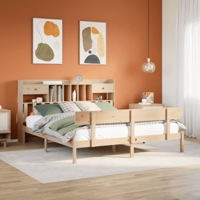Bed with bookcase without...