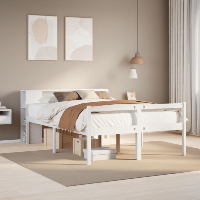 Bed with bookcase without...