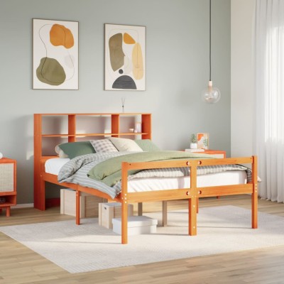 Bed with bookcase without...