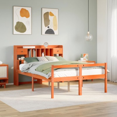 Bed with bookcase without...