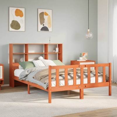 Bed with bookcase without...