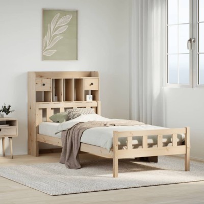 Bed with bookcase without...