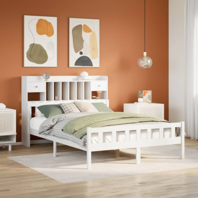 Bed with bookcase without...