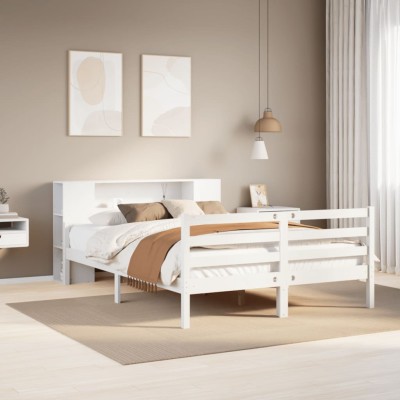 Bed with bookcase without...