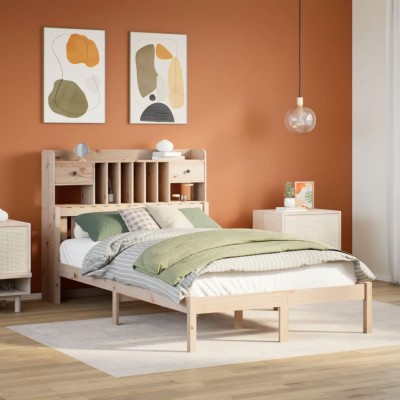 Bed with bookcase without...