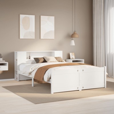 Bed with bookcase without...